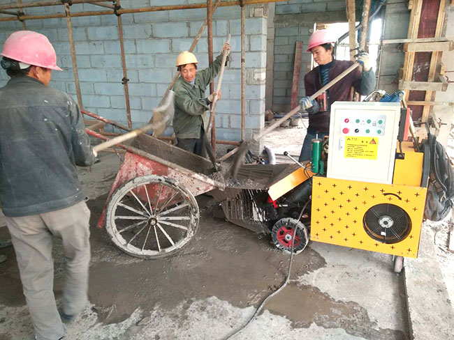 二次結構泵施工現場