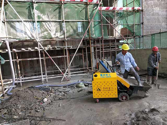 二次結(jié)構(gòu)泵現(xiàn)場(chǎng)施工